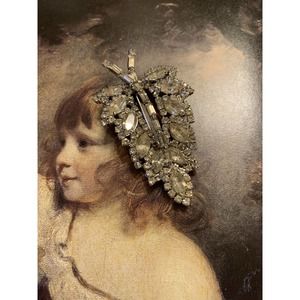 Vintage Clear Stone Sparkling WEISS BROOCH